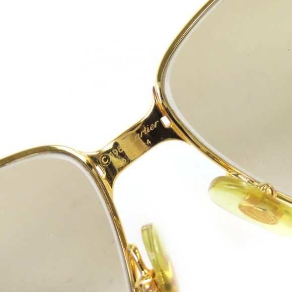 Cartier Teardrop Sunglasses Eyewear Gold Bordeaux main image 4